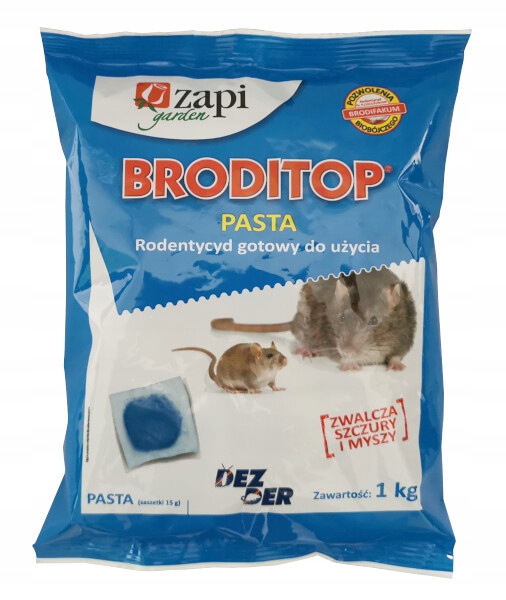 

Broditop pasta 1 kg Mocna trutka na Szczury myszy