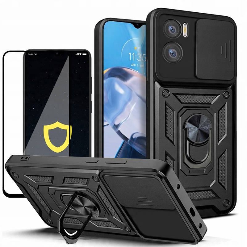 

Etui Pancerne Camring Case Do Moto E22 Szkło