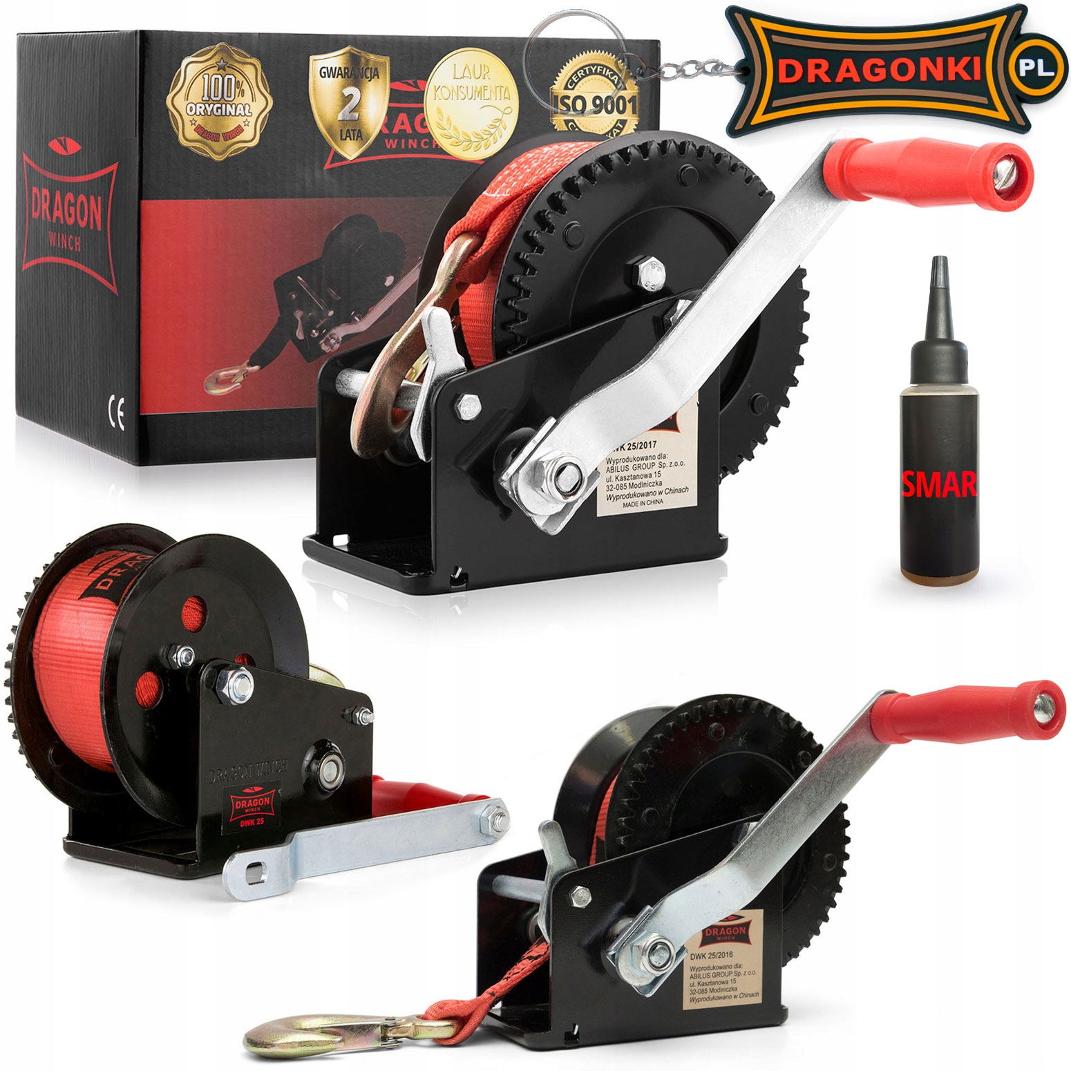 Ruční Pásový Naviják S Klikou 1133 kg, Přenosný Naviják