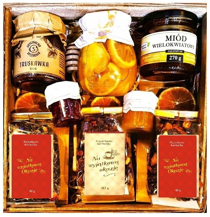 Levně Koš Dárková Sada Dárek Dárkové Balení Čaje K Narozeninám Žen