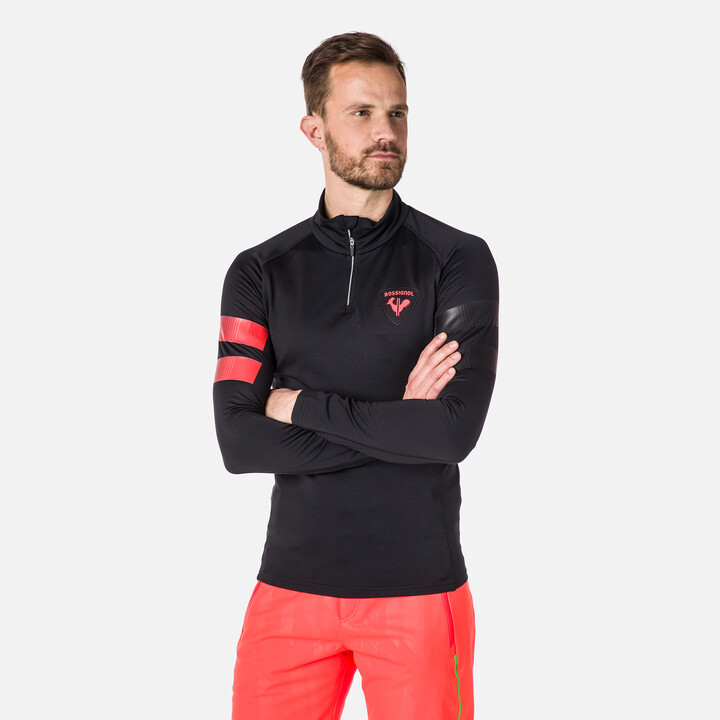 BLUZA ROSSIGNOL CLASSIQUE HERO 1/2 ZIP BLACK S
