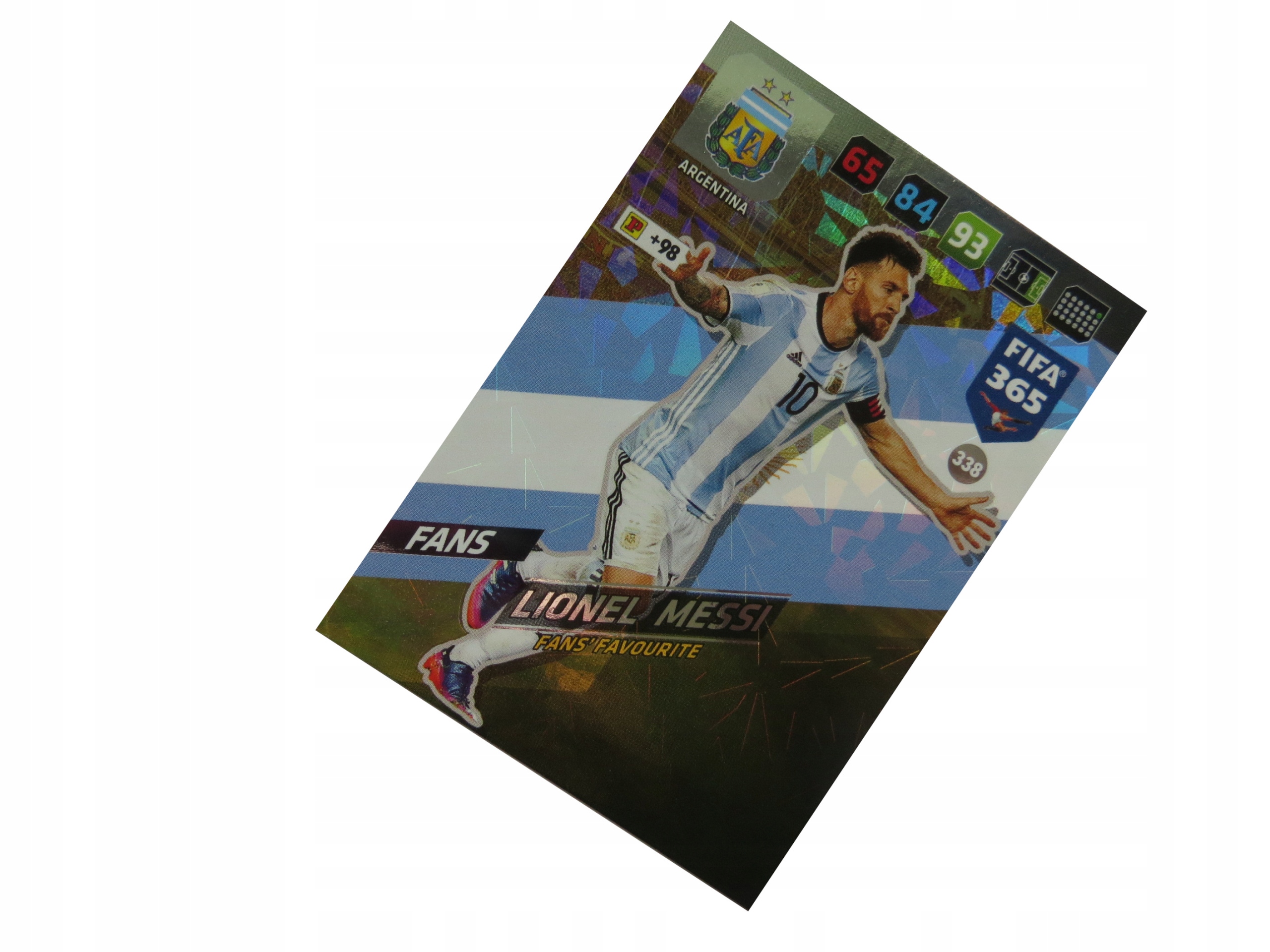 Panini Fifa 365 2018 Karta Fans Favourite 338 Lionel Messi Argentyna