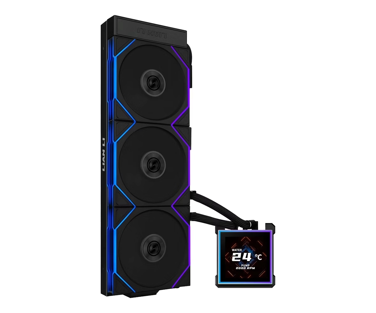 Chłodzenie wodne Lian Li Hydroshift II Lcd-s 360TL 3x120mm Intel Amd Czarne