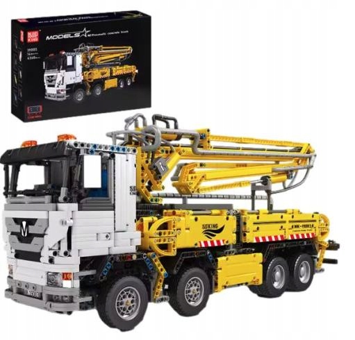 Klocki Technic Ciężarówka Rc Z Pompą Do Betonu 4368 El. Mould King 19003
