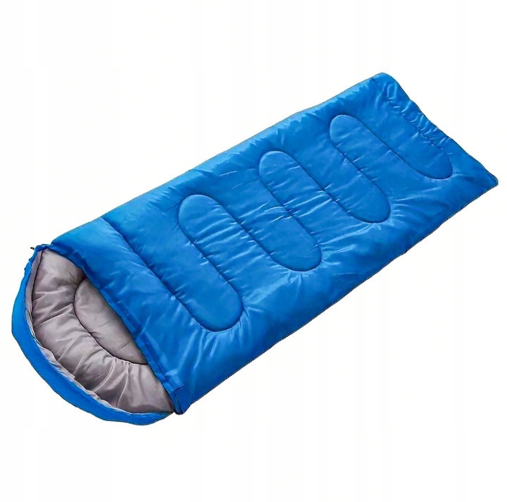 ŚPIWÓR turystyczny mumia kołdra z kapturem lekki ciepły 75x210 cm pokrowiec Marka Inny producent