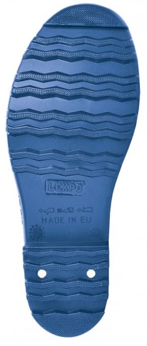Kalosze Damskie Stylowe LEMIGO Modne Na Deszczowe Kolor podeszwy niebieski
