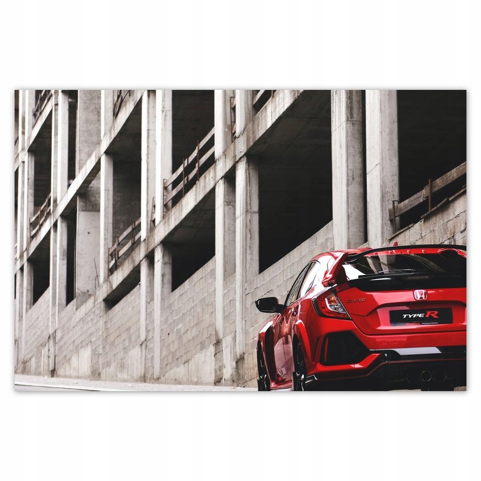

Plakat 60x40 Honda Civic R-Type Red