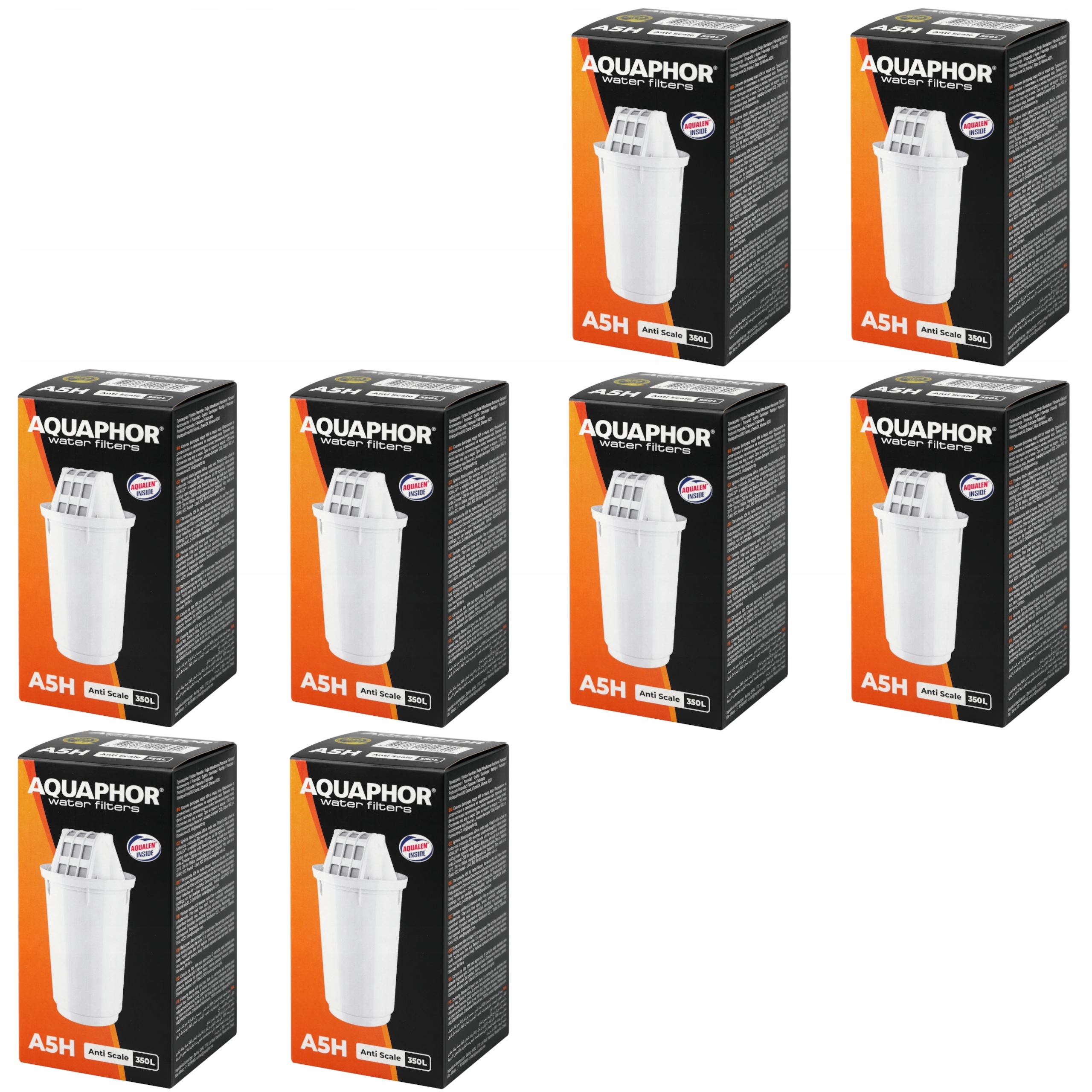 Vodní filtrační patrona Aquaphor A5H, 8 ks Kap. 350 l, bez Bpa