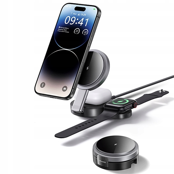 Indukční nabíječka Usams CD234WXC01