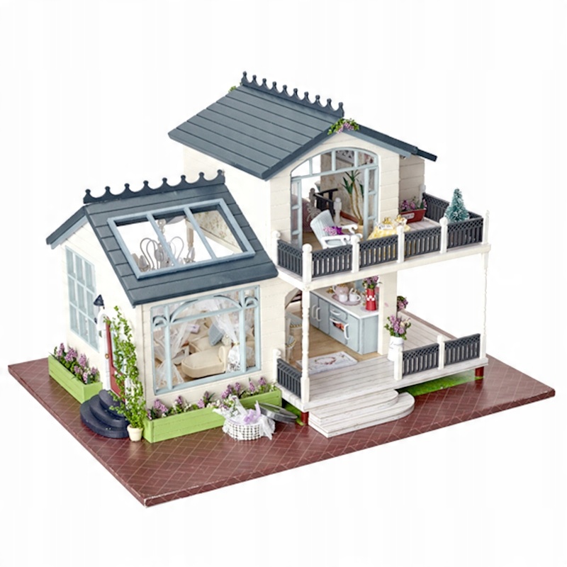

Zrób to sam Drewniany Domek Diy Meble Led
