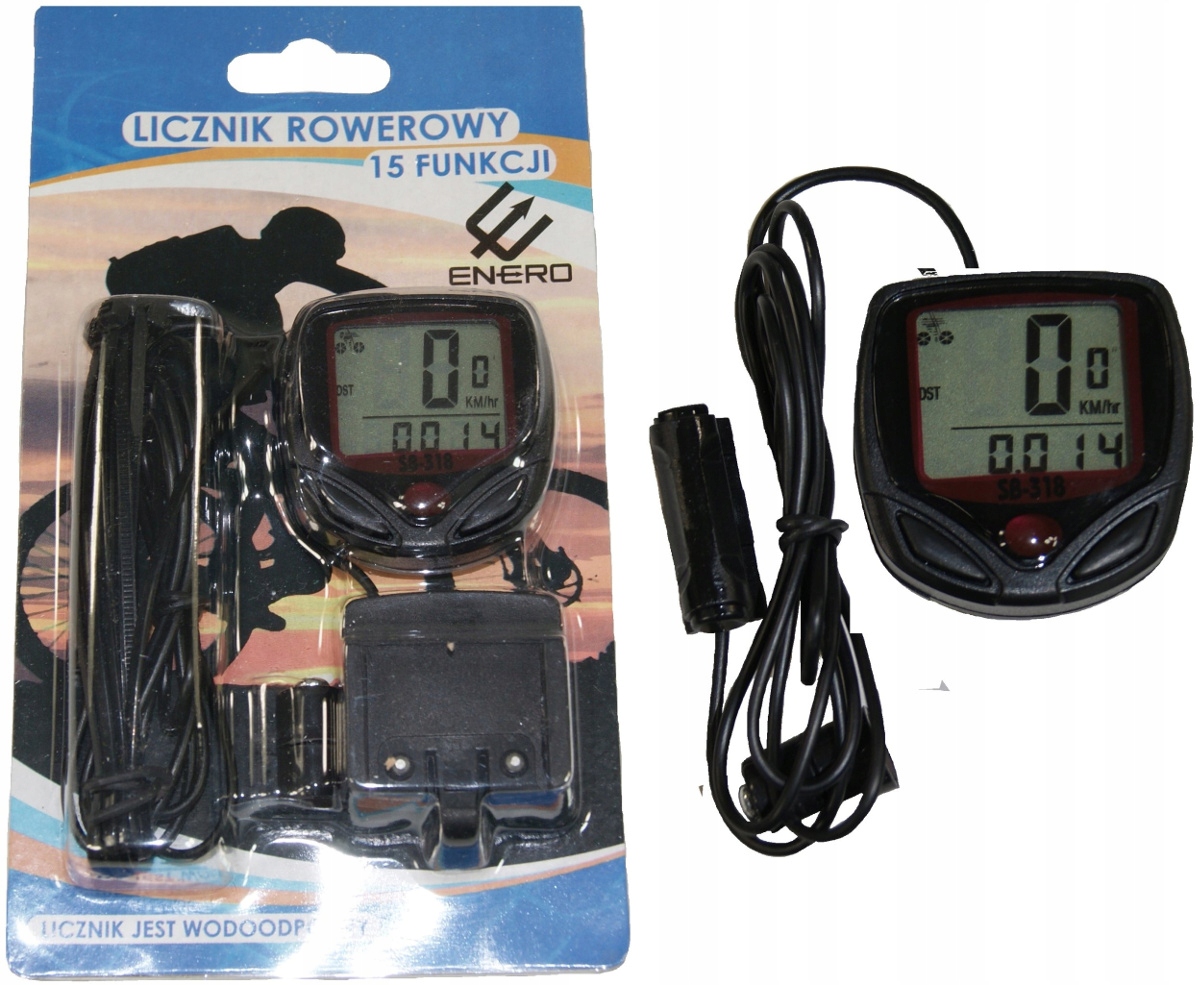 

Rowerowy Licznik na rower wodoodporny 15 funkcji
