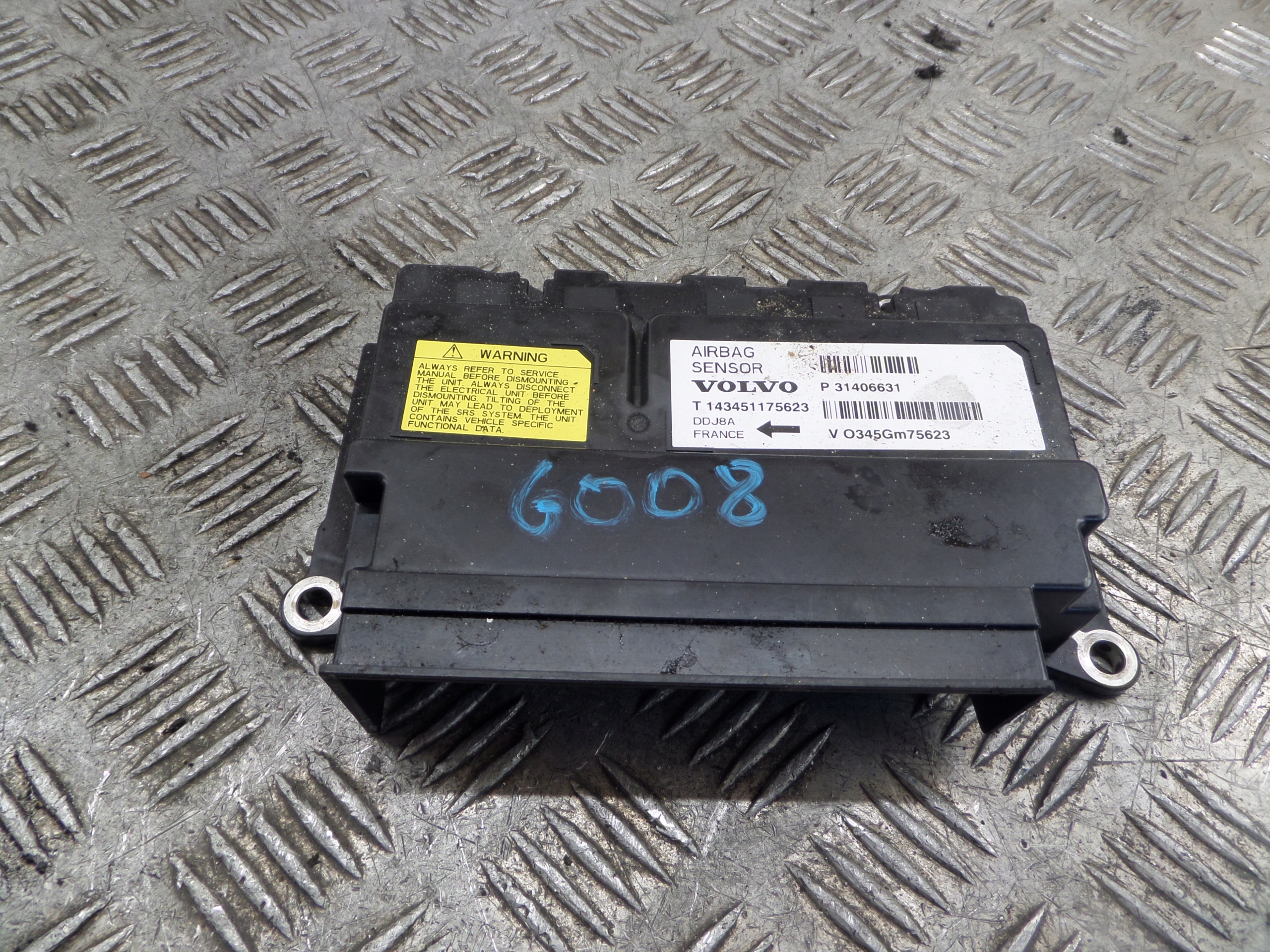 SENSOR modulo Centralina airbag VOLVO V40 II 2012-2018r 31406631
