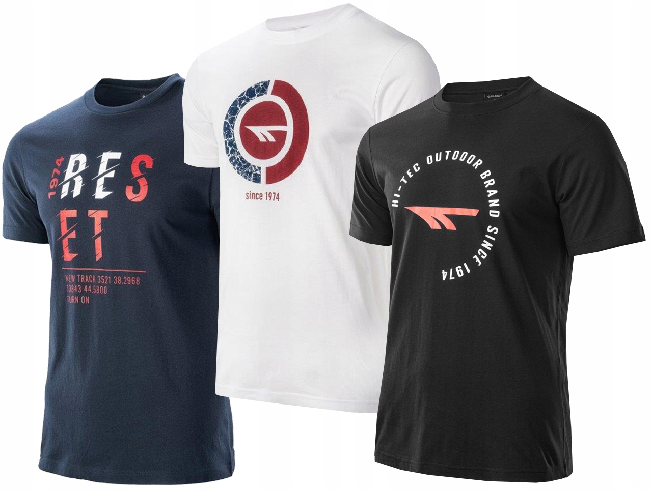 

Koszulka Męska Hi-tec T-shirt Koszulki Zestaw KH01