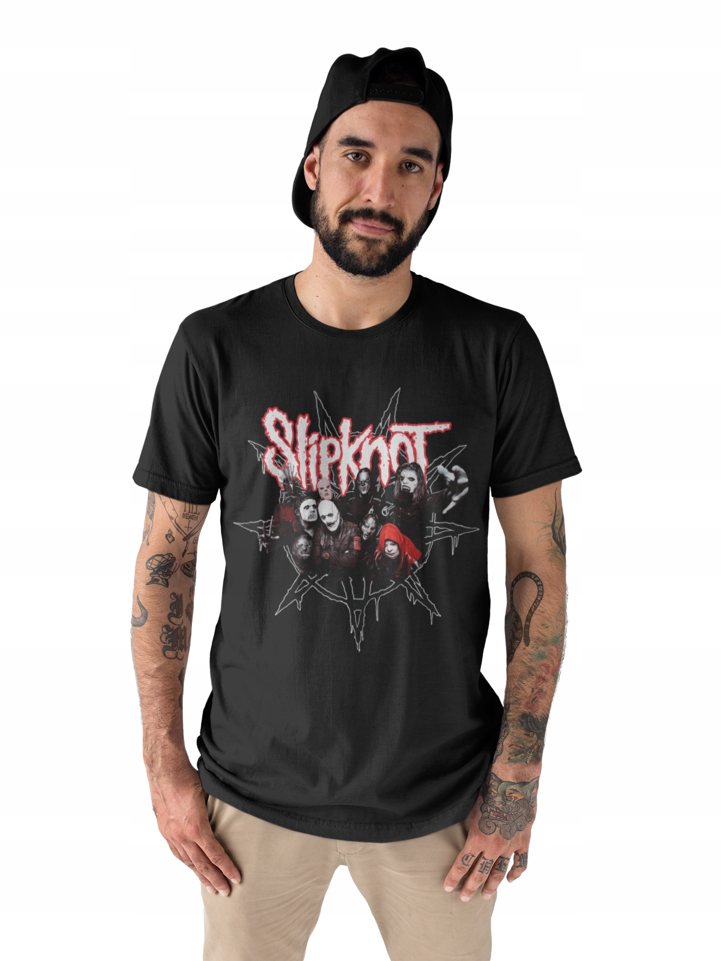 KOSZULKA MĘSKA DLA FANA SLIPKNOT HEAVY T-SHIRT Rozmiar XL