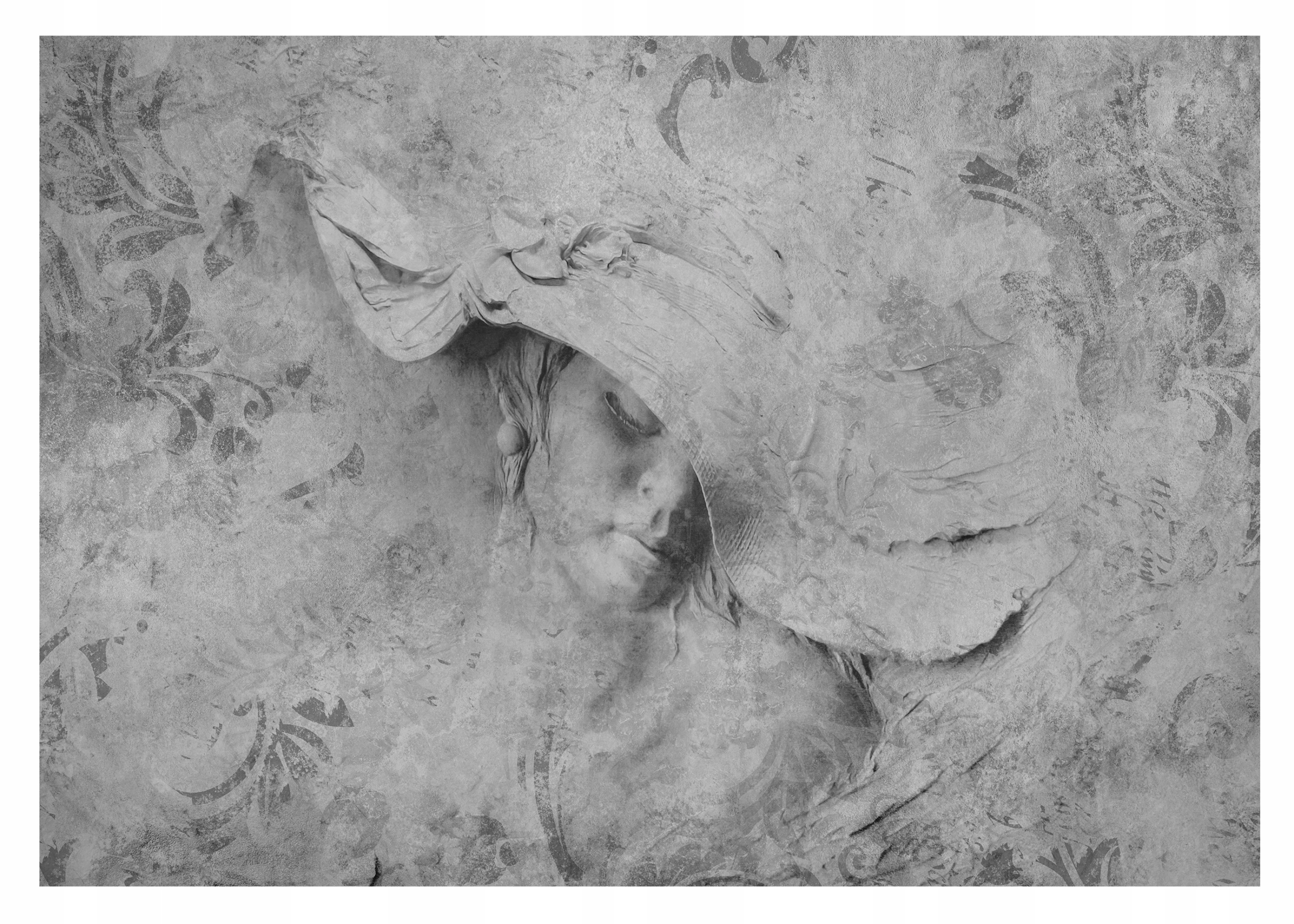 Fototapeta Betón Abstrakcia Umenie Žena 416x254