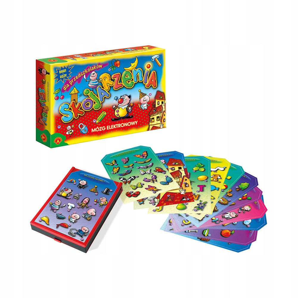 Edukacyjna Gra Planszowa Mózg Elektronowy Planszówki Logiczne dla Dziecka