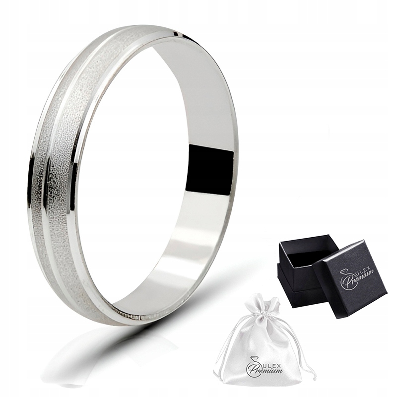 Prstýnek stříbro ryzost 925 Matovaný prsten o šířce 5 mm vel.