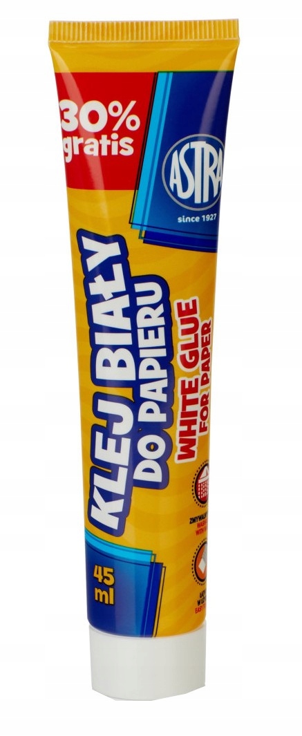 

Astra Klej Szkolny Biały W Tubie 45ml