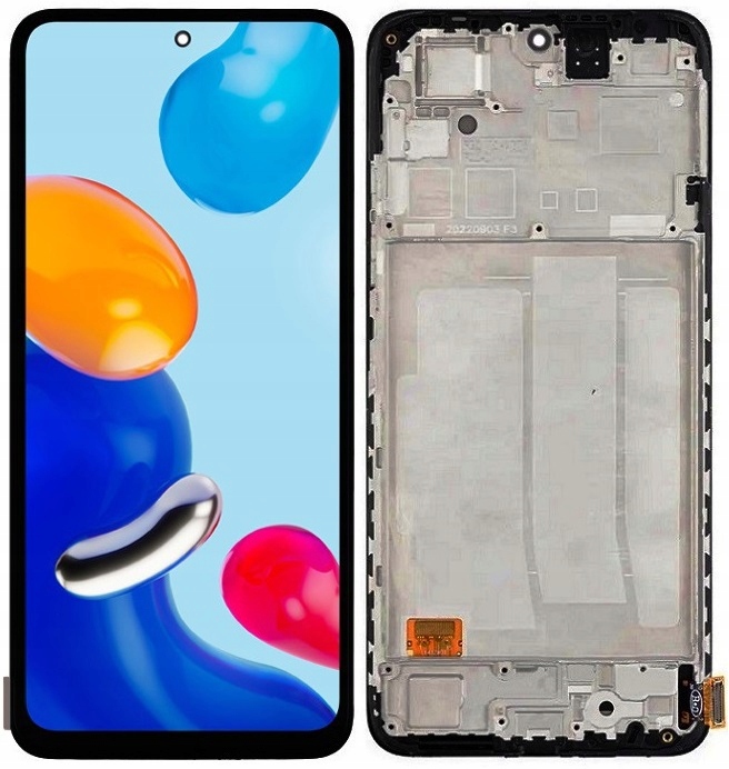 Xiaomi Redmi Note 11 Oled LCD displej Rámeček