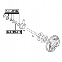 PIERŚCIEŃ ABS HYUNDAI H-1 FEBEST RABS-H1 Numer katalogowy części RABS-H1
