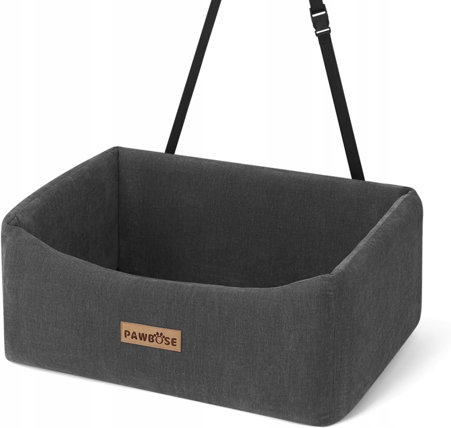 Levně Autosedačka pro psa Pawbose tmavě šedá 70 x 28 x 40 cm