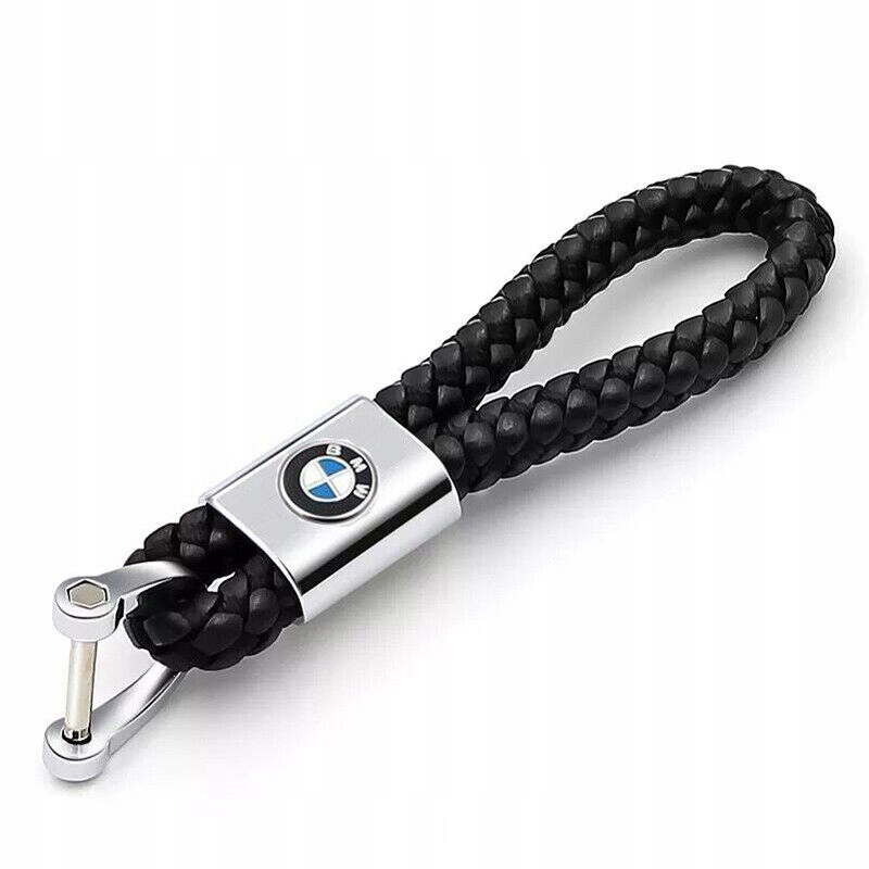 Bmw Brelok Brylok Breloczek Pleciony Skóra Zawieszka Do Kluczy