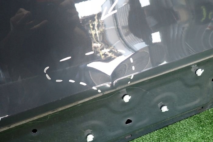 VW TIGUAN II 15- door left rear. rear part