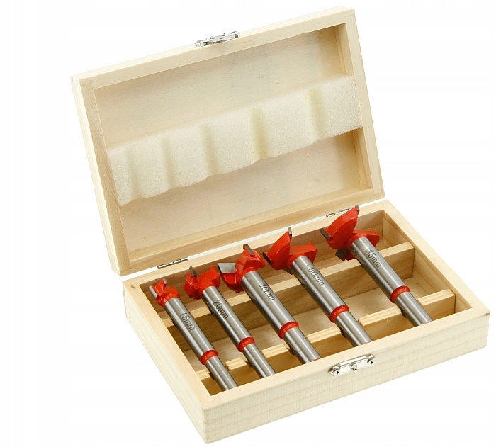 YATO Zestaw wierteł pod zawiasy 15-35mm YT-33015