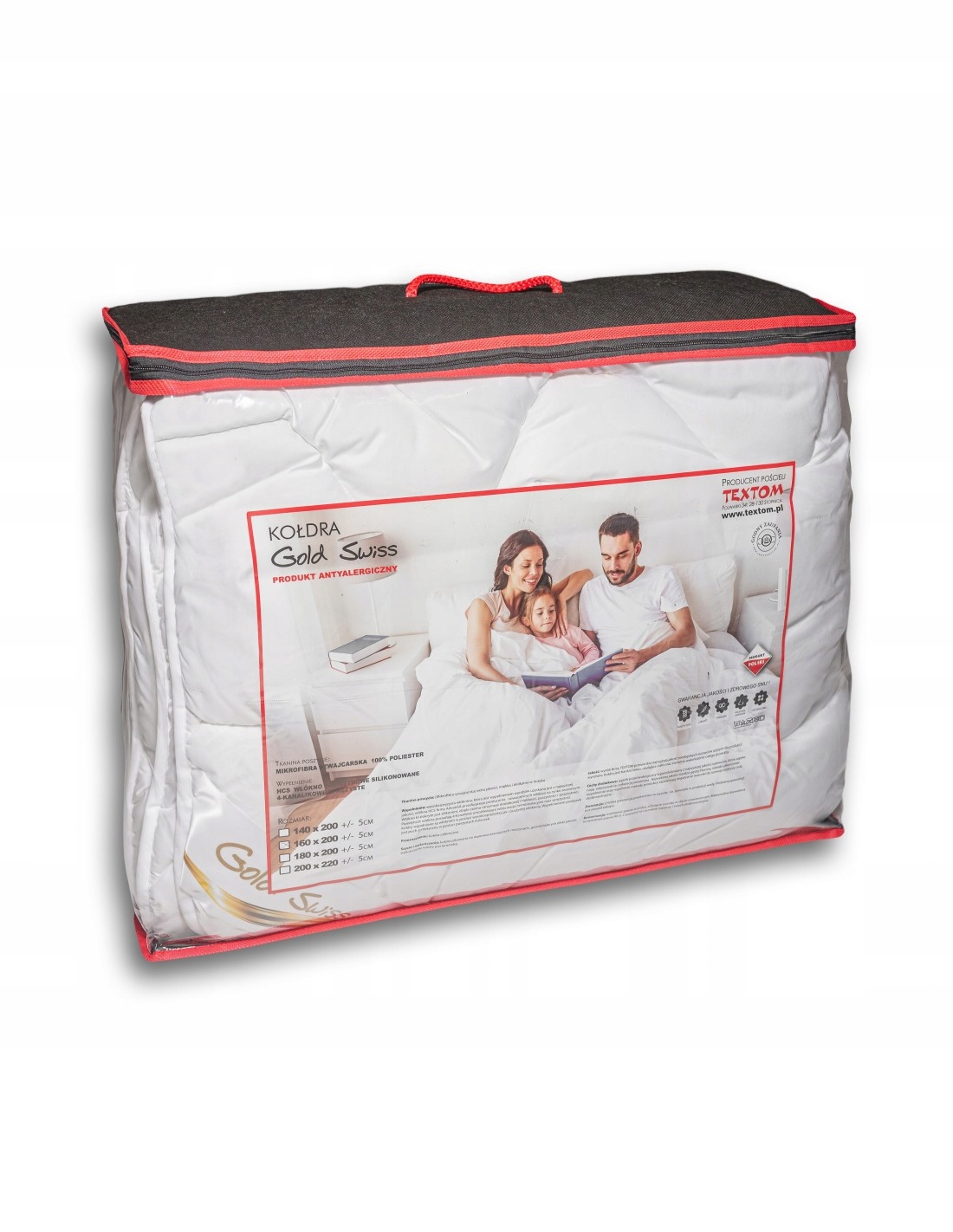 Celoroční Přikrývka 150 X 200 CM Teplá, Nadýchaná, Antialergická, Premium