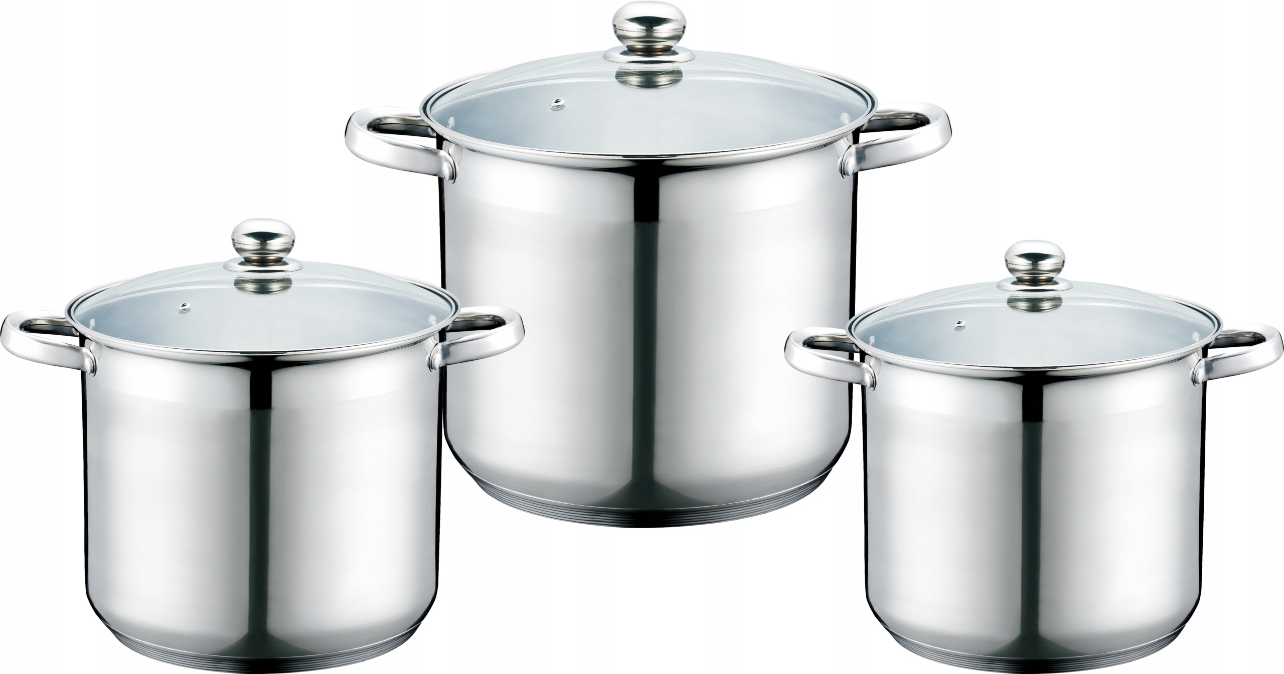 Set hrnců sada 6 dílů s víkem