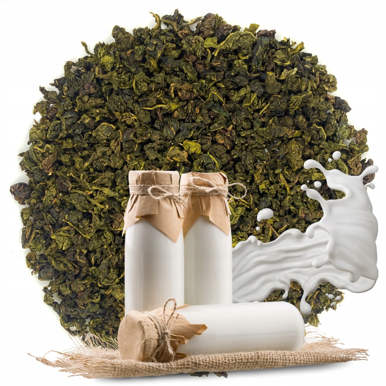 Čaj Oolong Milk 1000 g mléčný milky mléčný aromatický 1 kg Velkoobchod