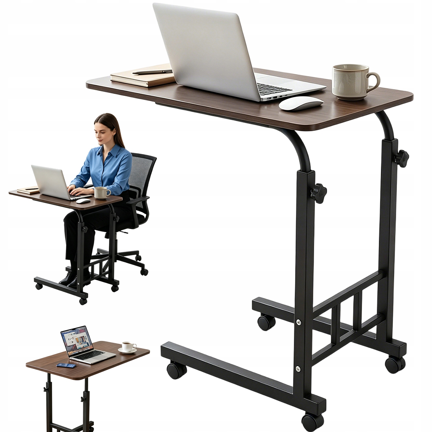 Stolek Pod Notebook, Nastavitelný, Ergonomický Stůl 40*60 CM, Ergonomický
