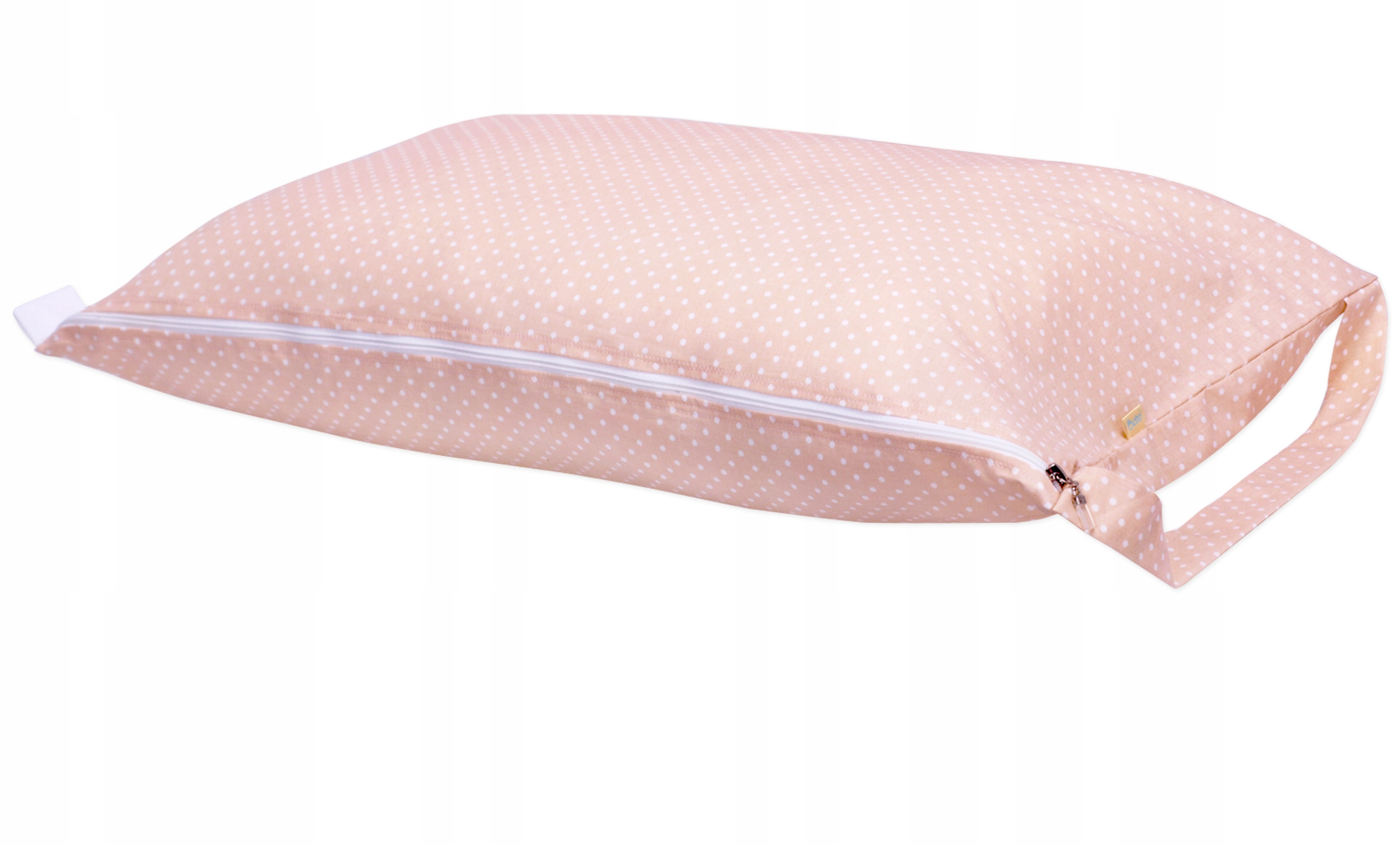 

Worek na śpiworek na suwak pościel Beżowy W Kropki