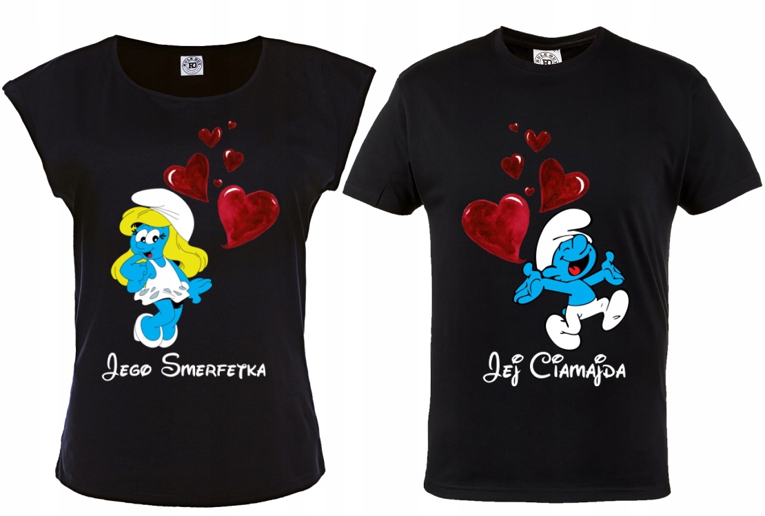 

Zestaw 2 Koszulek Dla Par Prezent Na Walentynki