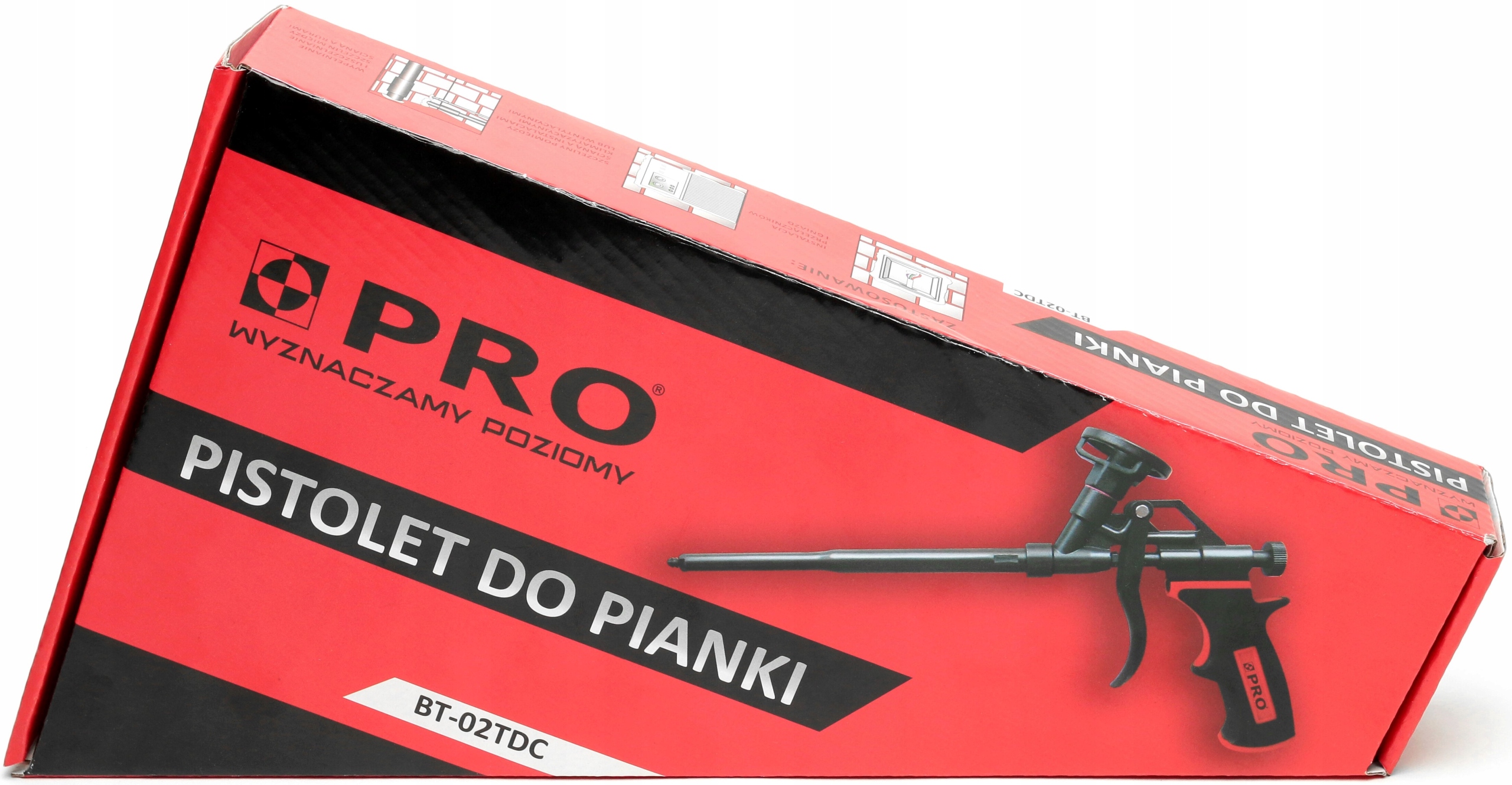 PRO PISTOLET DO PIANY MONTAŻOWEJ Seria PRO BT-02TDC