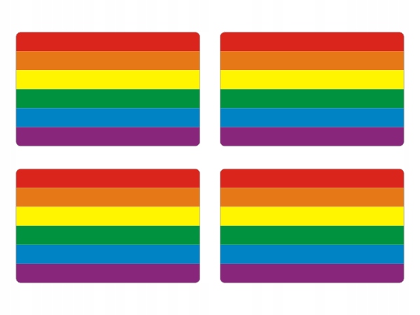 

Naklejki Flaga Lgbt tęcza 5cm
