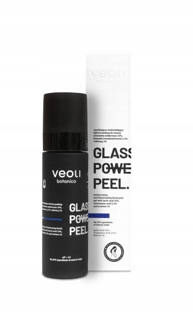 Veoli Glass Skin Power Peel gelový rozjasňující pleťový peeling