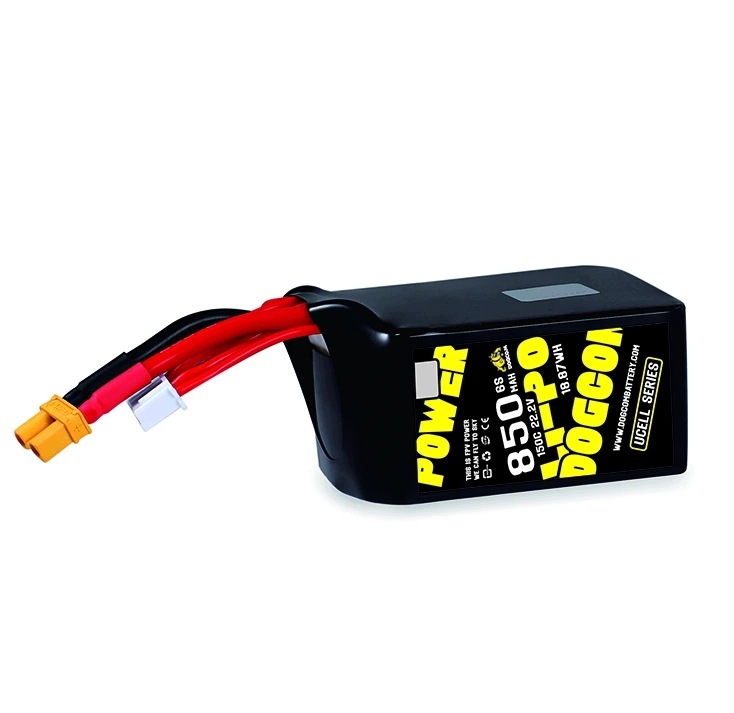Baterie Dogcom 850 mAh 6S 22,2 V 150C LiPo XT60 řada Ucell