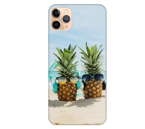 

Etui pokrowiec do iPhone 11 Pro Max Ananas w okula