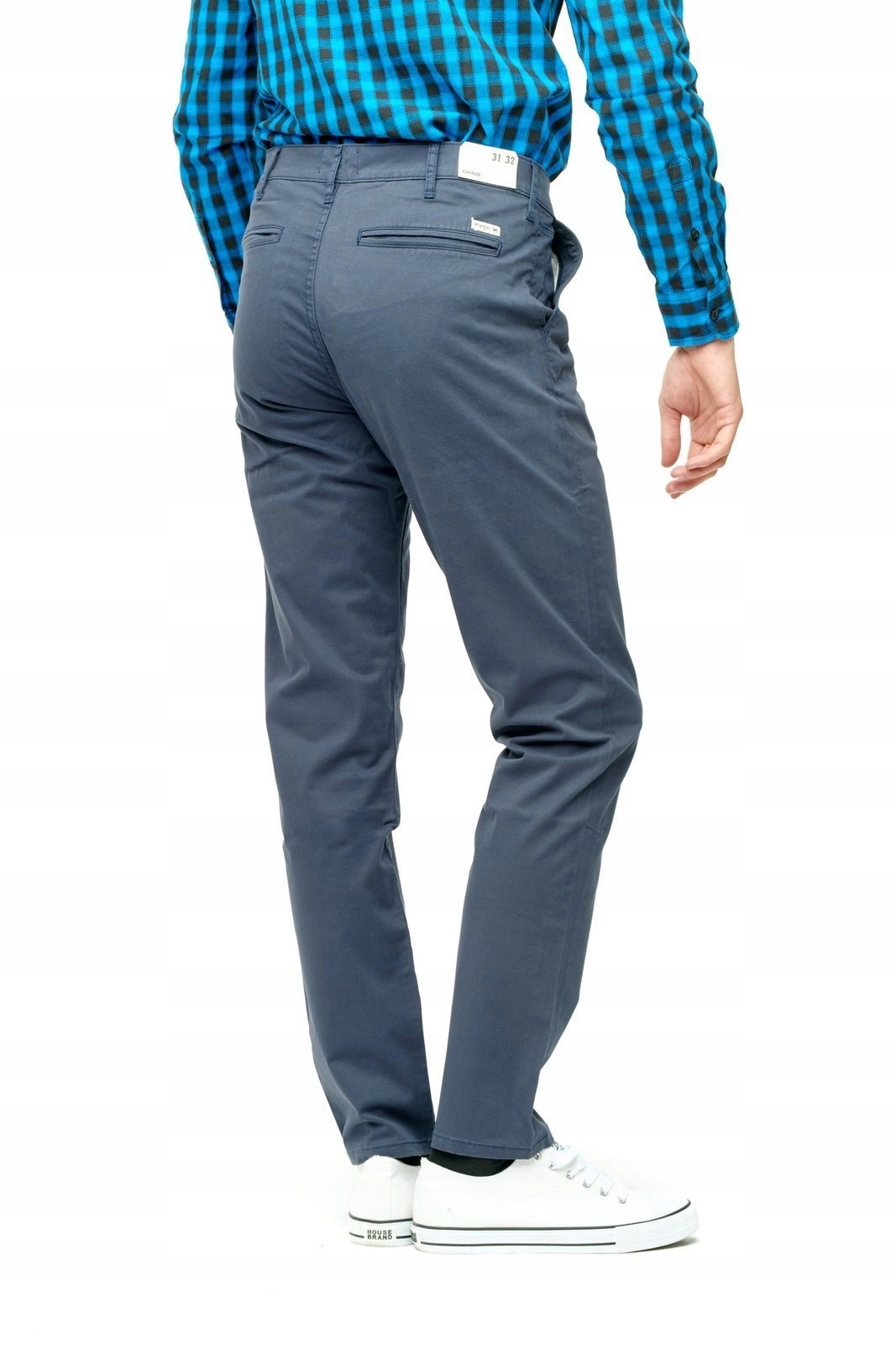Pánské jednoduché kalhoty Wrangler Chino Navy W16LWA114 31/34