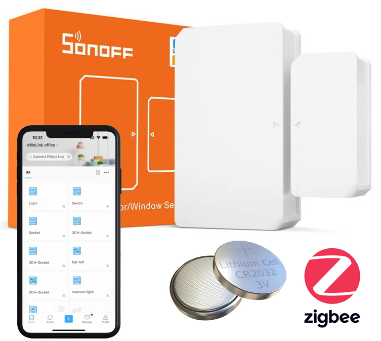 

Sonoff SNZB-04 ZigBee Czujnik Otwarcia Drzwi Okien