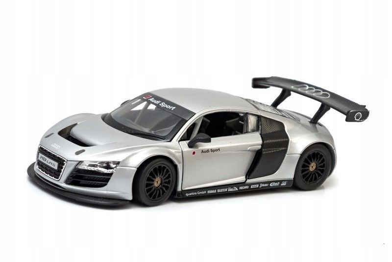 Rastar Audi R8 Lms 56100 1:24 stříbrná