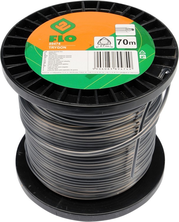 

Żyłka tnąca trygon 2.7mm x 70m 89474 Flo