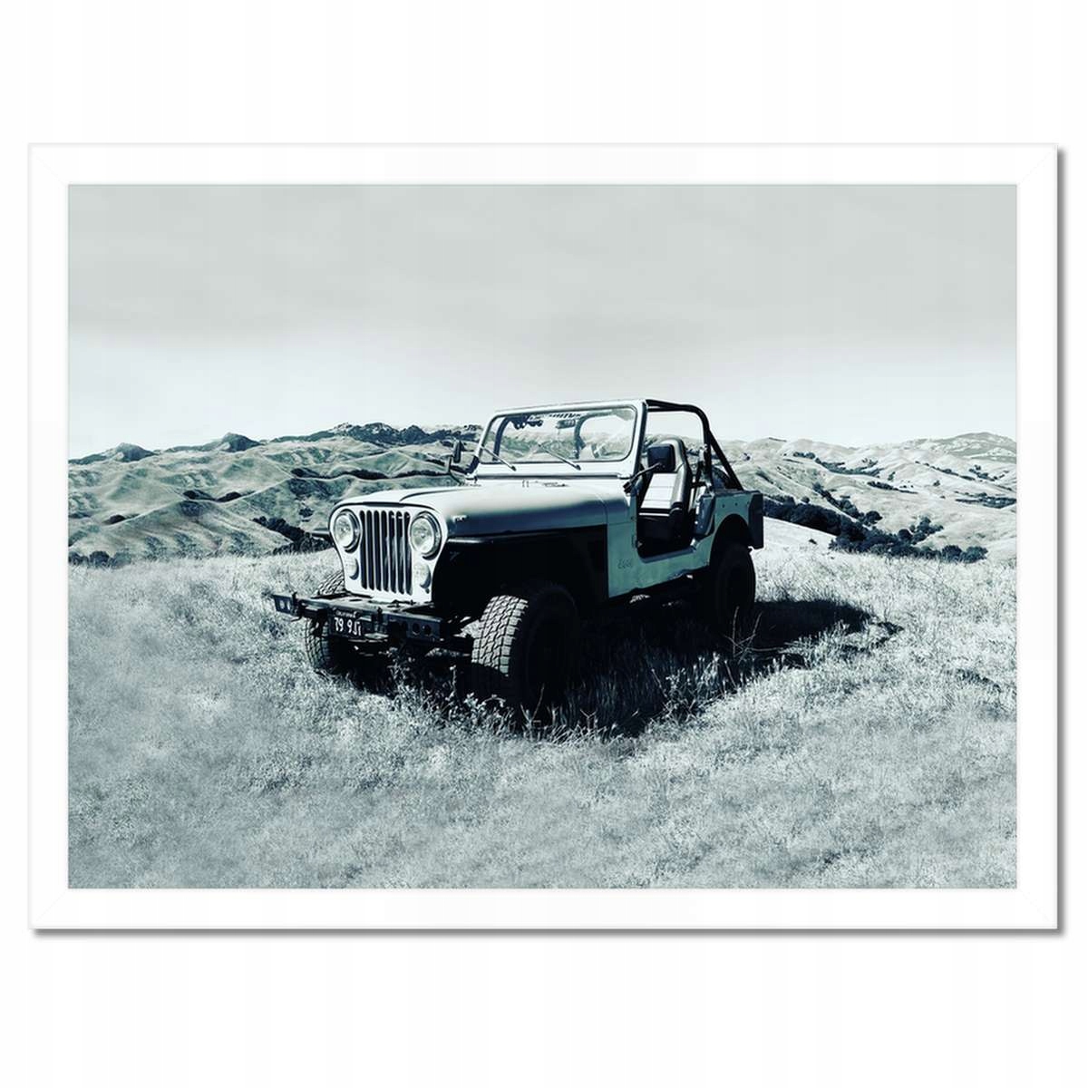 Plakáty v rámu 40x30 Jeep Wrangler Retro foto
