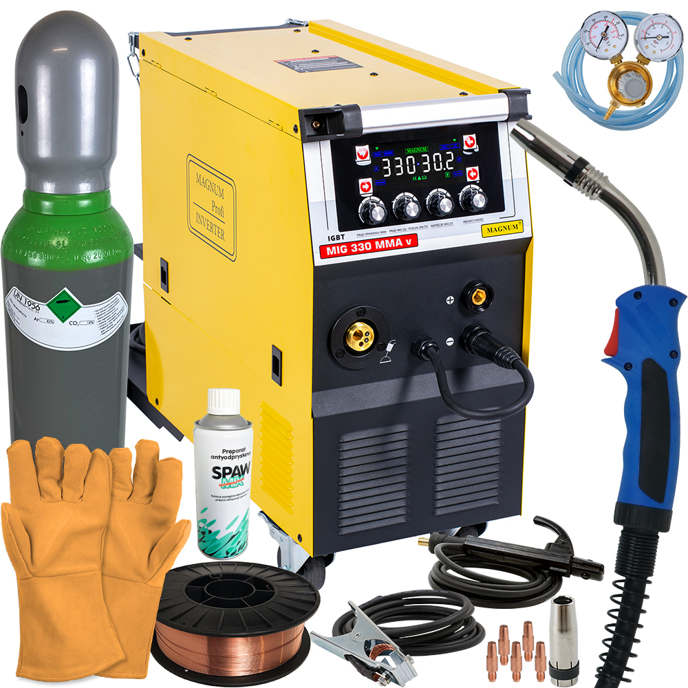 Сварочный аппарат MIGOMAT MIG MAG 330a MMA IGBT 400V комплект