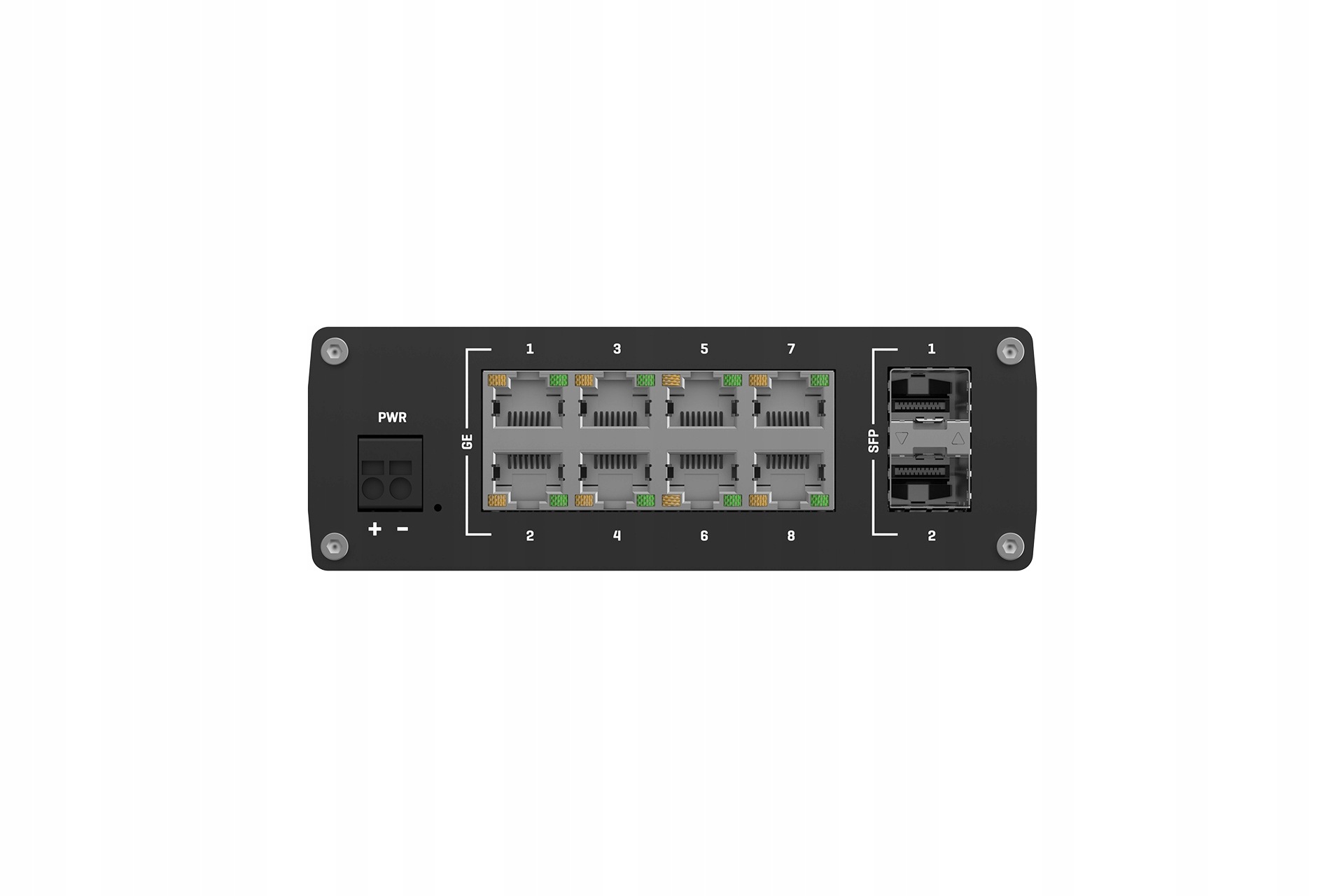 Teltonika TSW210 Switch 8x GbE 2x Sfp Din