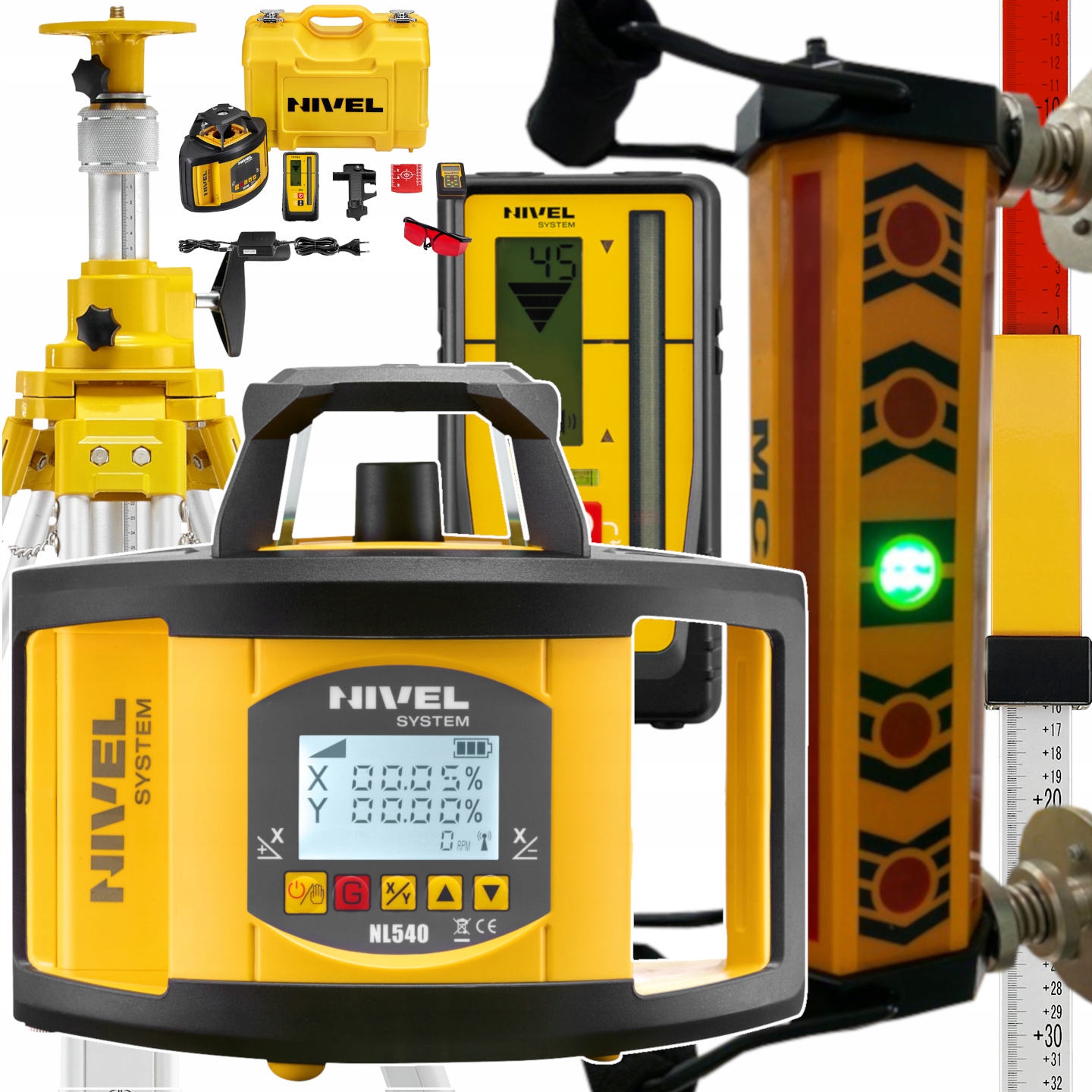NIVEL SYSTEM NL540 niwelator laserowy do koparki