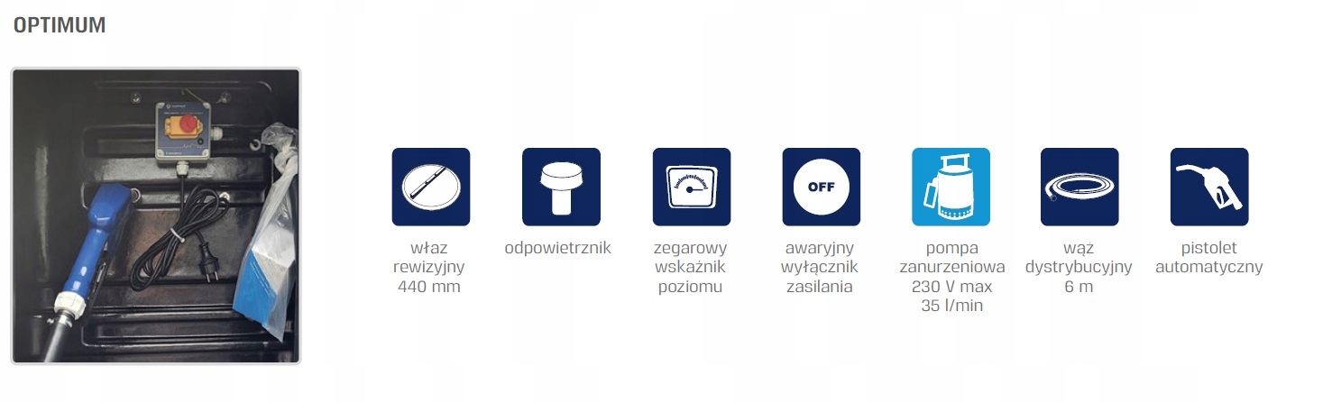 Zbiornik na AdBlue 1500L SWIMER BLUE TANK ELJPS EL OPTIMUM Marka inna