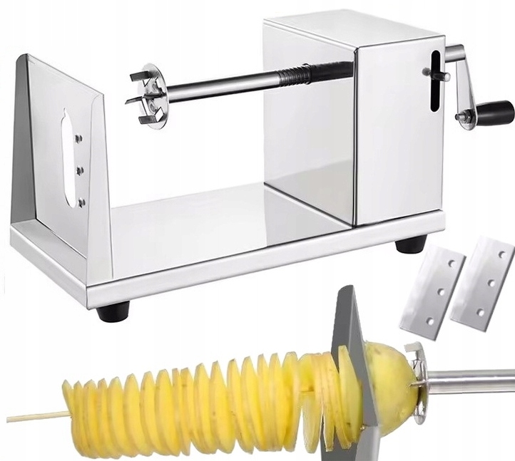 PROFESJONALNA MASZYNKA DO ROBIENIA ZAKRĘCONYCH ZIEMNIAKÓW / CHIPSÓW