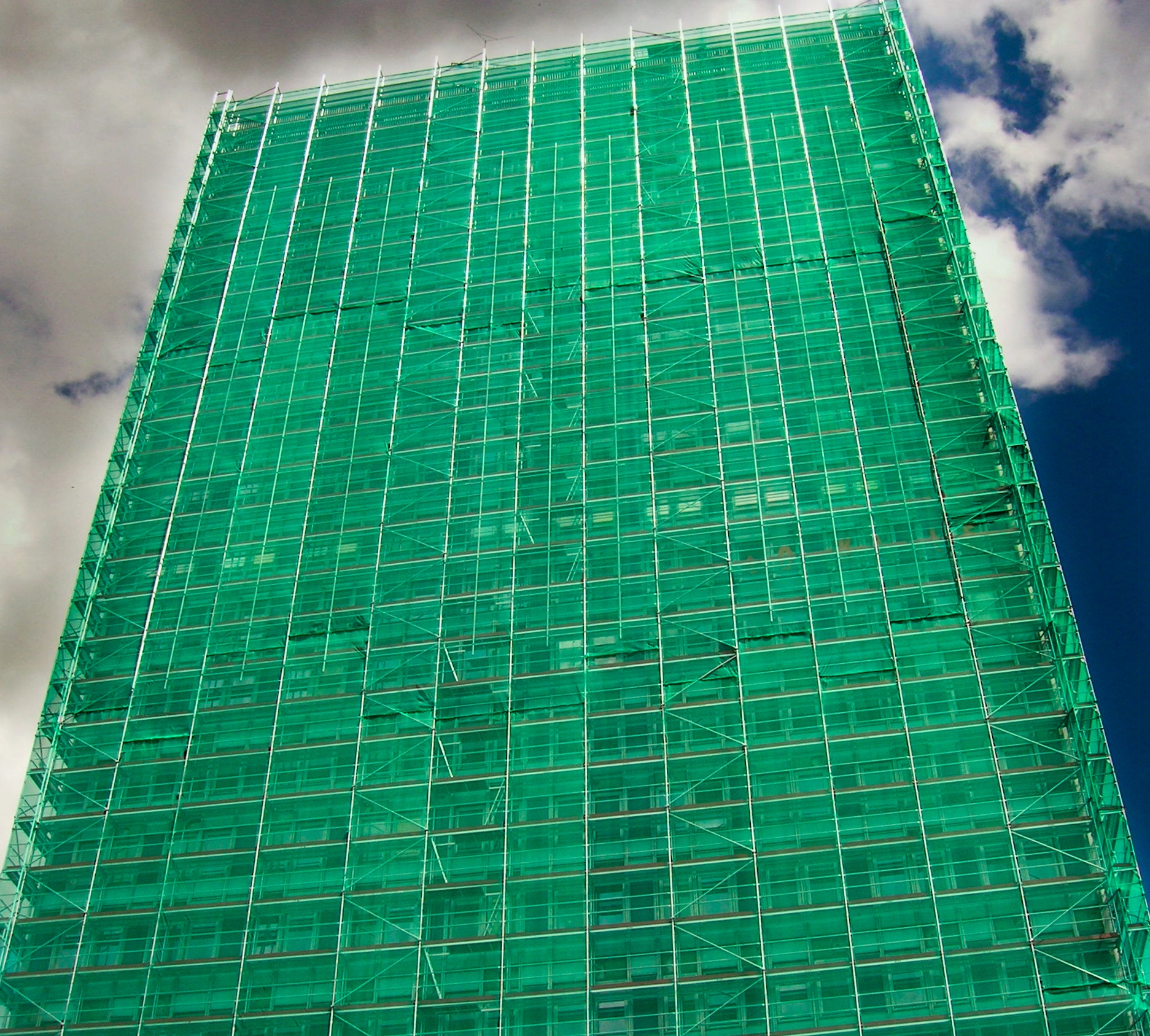 Siatka na rusztowanie / rusztowaniowa 2,57x20m ZIELONA + OPASKI GRATIS EAN (GTIN) 8713737342351